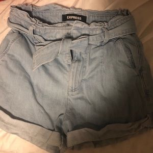 NWOT express extreme high rise shortie!